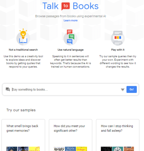 Talk To Books