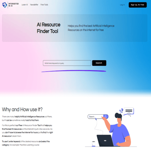 AI Resource Finder Tool
