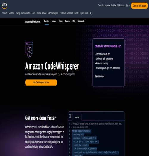 Amazon CodeWhisperer